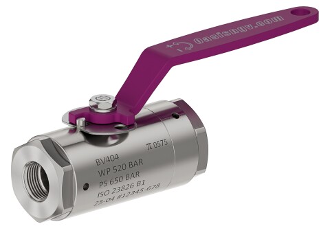 400 Series TPED Ball Valves - 520 Bar